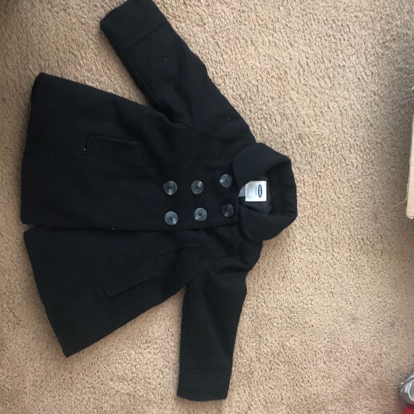 Old Navy Other - Toddler girls pea coat size 2 old navy— black